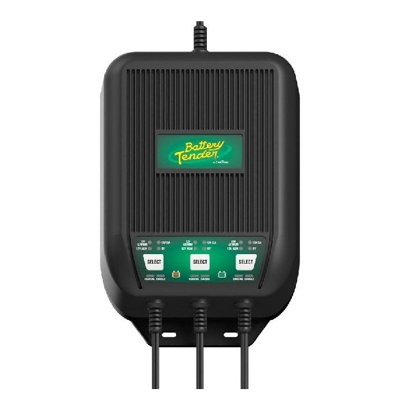 Battery Tender 9 Amp, 12V Selectable - 3 Bank Marine Charger BAT022-1003-WH - main